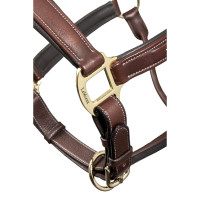 Collar con puntadas de cuero de LeMieux Negro