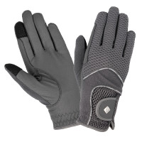 Guantes de equitación malla 3D LeMieux Negro