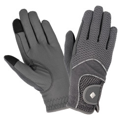 Guantes de equitación malla 3D LeMieux Gris Guantes de equitación malla 3D LeMieux Gris