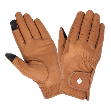 Guantes de equitación de cuero clásicos LeMieux Gato montés Marr&amp;amp;amp;oacute;n