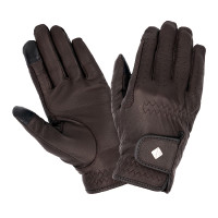 Guantes de equitación de cuero clásicos LeMieux Castaño Marr&amp;amp;amp;oacute;n
