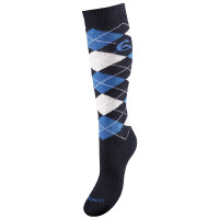 Calcetines Acavallo Algodón con Diamante Azul oscuro / azul / strass gris