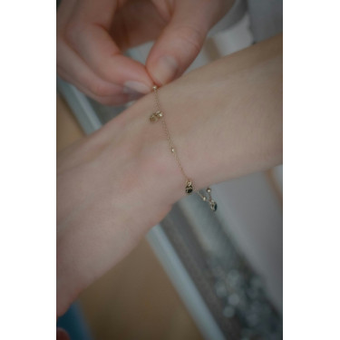 Pulsera Pénélope Eugenie dorada Pulsera Pénélope Eugenie dorada
