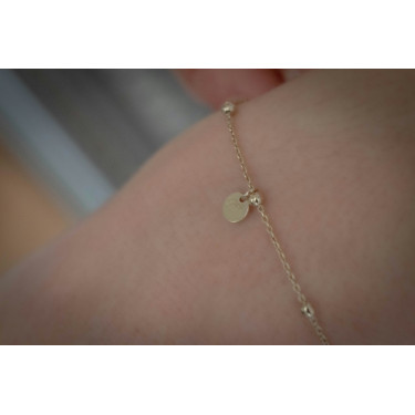 Pulsera Pénélope Eugenie dorada Pulsera Pénélope Eugenie dorada