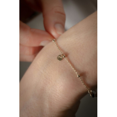 Pulsera Pénélope Eugenie dorada Pulsera Pénélope Eugenie dorada