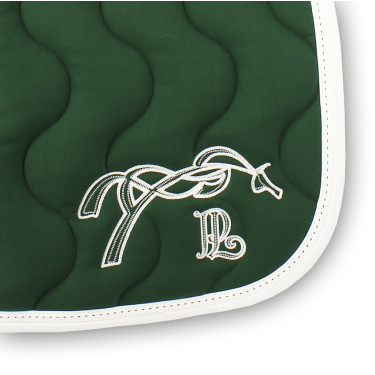 Mantilla Pénélope Classique Verde bosque / blanco Mantilla Pénélope Classique Verde bosque / blanco