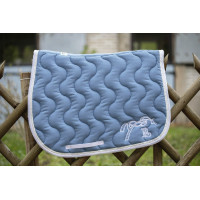Mantilla Pénélope Classique Laguna / blanco