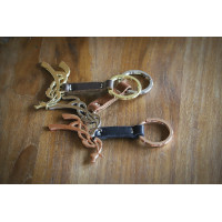 Llavero Pénélope Negro / oro rosa Llavero Pénélope Negro / oro rosa