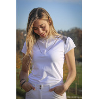 Polo de concurso Pénélope Venise Blanco / topo Polo de concurso Pénélope Venise Blanco / topo