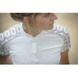 Polo Pénélope Anais manga corta Blanco