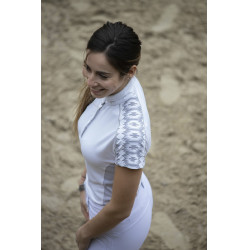 Polo Pénélope Anais manga corta Blanco