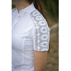 Polo Pénélope Anais manga corta Blanco