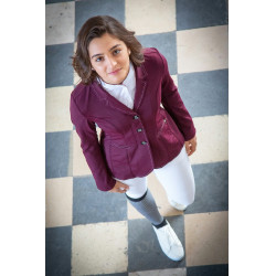 Chaqueta de concurso Pénélope Paris Air Soft Ciruela Violeta