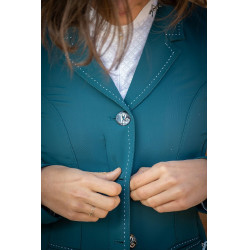 Chaqueta de concurso Pénélope Paris Air Soft Pato azul