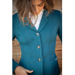 Chaqueta de concurso Pénélope Paris Air Soft Pato azul