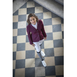 Chaqueta de concurso Pénélope Paris Air Soft Ciruela Violeta