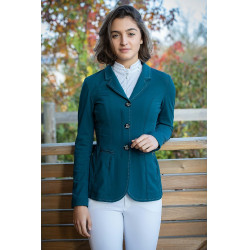 Chaqueta de concurso Pénélope Paris Air Soft Pato azul