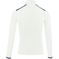 Polo de concurso Pénélope Bruges manga larga Trenza blanca / roja blanca azul Blanco Polo de concurso Pénélope Bruges manga larga Trenza blanca / roja blanca azul Blanco