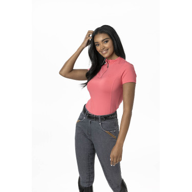 Capa base LeMieux de manga corta ActiveWear Papaya Rosa Capa base LeMieux de manga corta ActiveWear Papaya Rosa