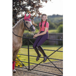 Capa base LeMieux de manga corta ActiveWear Papaya Rosa Capa base LeMieux de manga corta ActiveWear Papaya Rosa