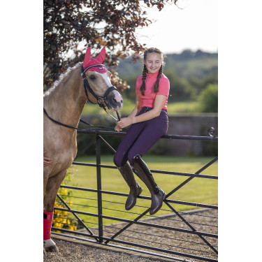 Capa base LeMieux de manga corta ActiveWear Papaya Rosa Capa base LeMieux de manga corta ActiveWear Papaya Rosa