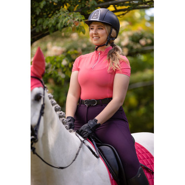 Capa base LeMieux de manga corta ActiveWear Papaya Rosa Capa base LeMieux de manga corta ActiveWear Papaya Rosa