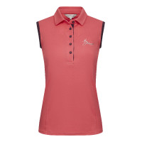 Polo My Lemieux sin mangas Papaya