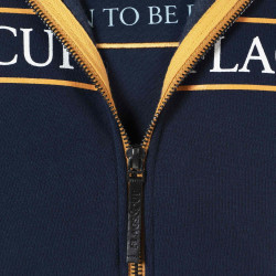 Sudadera niños con cremallera Obera Flags & Cup Azul marino Sudadera niños con cremallera Obera Flags & Cup Azul marino