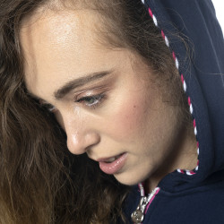 Sudadera cremallera mujer Obera Flags & Cup Azul marino