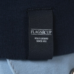 Sudadera cremallera mujer Obera Flags & Cup Azul marino