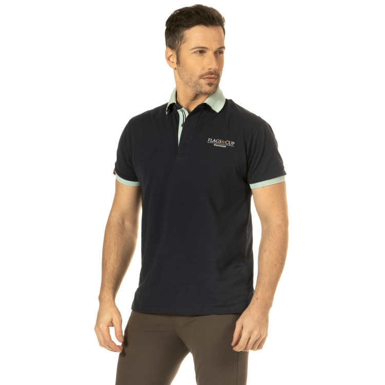 Polo hombre Pico Flags & Cup