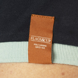 Polo niños Pico Flags & Cup Azul marino