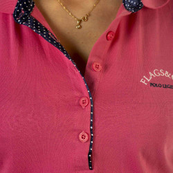 Polo para mujer Catamarca Flags & Cup Fucsia Rosa