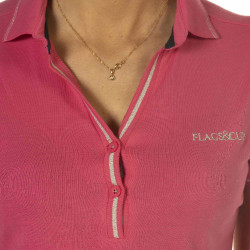 Polo mujer Rosa Flags & Cup Fucsia Polo mujer Rosa Flags & Cup Fucsia