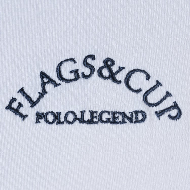 Polo de mujer Clorinda de manga corta Flags & Cup Polo de mujer Clorinda de manga corta Flags & Cup