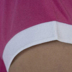 Polo de mujer Clorinda de manga corta Flags & Cup Fucsia Rosa Polo de mujer Clorinda de manga corta Flags & Cup Fucsia Rosa