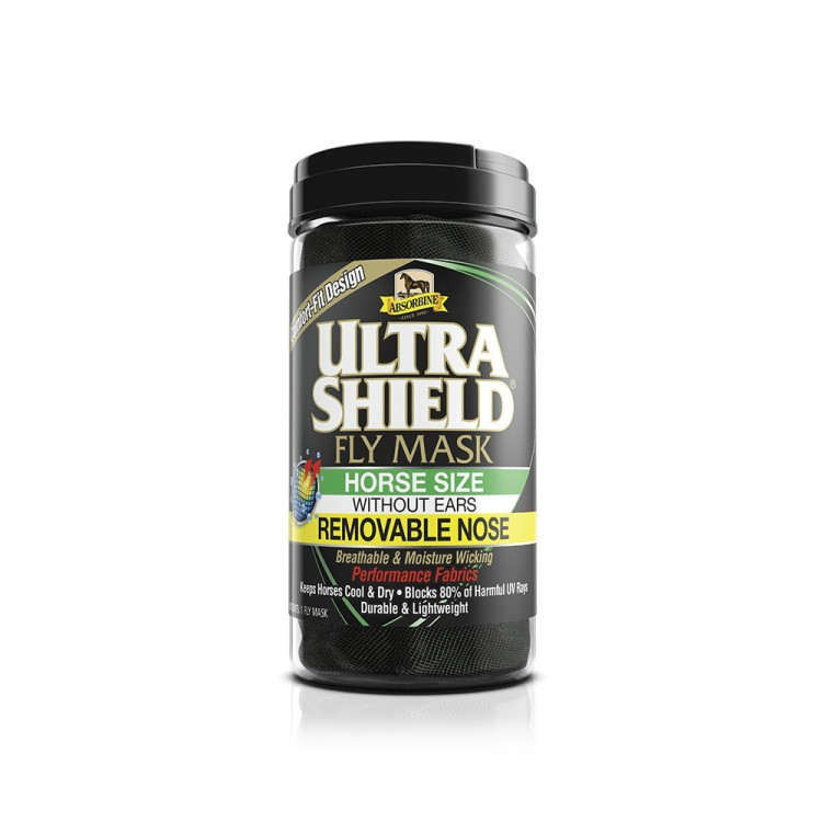 Máscara antimoscas sin orejas ni protector nasal Absorbine Ultrashield Máscara antimoscas sin orejas ni protector nasal Absorbine Ultrashield