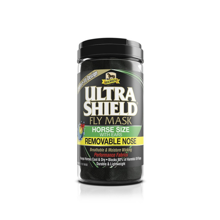 Máscara antimoscas con orejas y protector nasal Absorbine Ultrashield Máscara antimoscas con orejas y protector nasal Absorbine Ultrashield