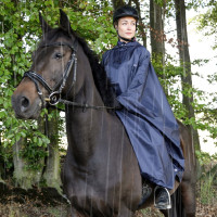 Poncho de lluvia Covalliero Azul marino