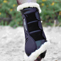 Protectores cerrados Norton XTR de borreguillo sintético Negro