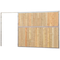 Frente de caja de madera maciza 3 m (sin puerta) La Gée