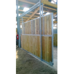 Caja corredera de madera maciza separación 4 m La Gée Caja corredera de madera maciza separación 4 m La Gée