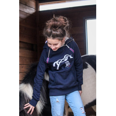 Sudadera Eden by PL Double Zip Azul marino Sudadera Eden by PL Double Zip Azul marino