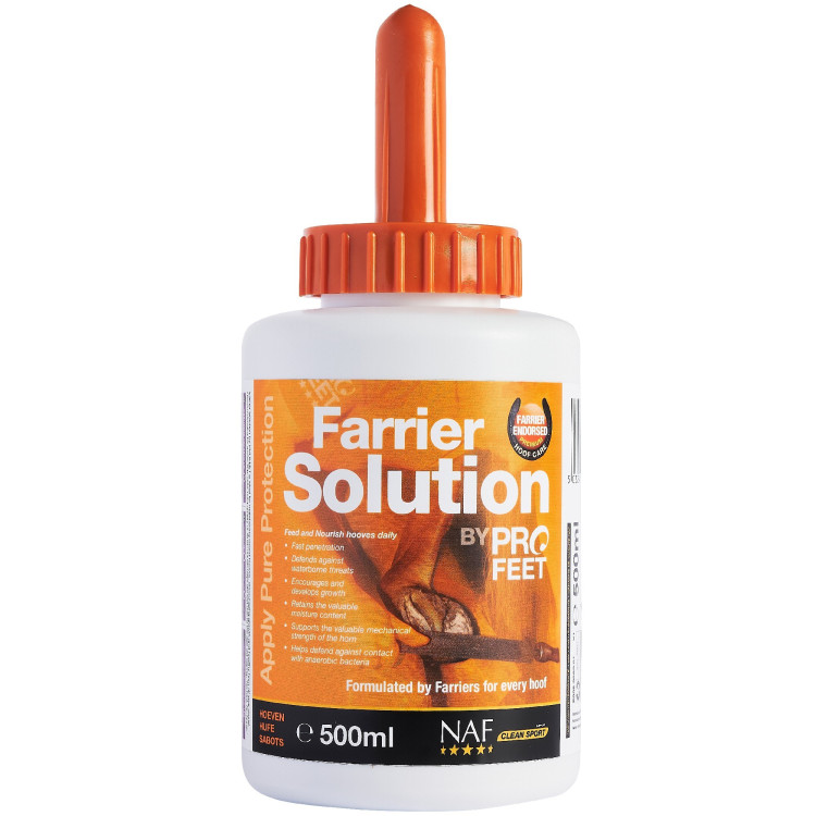 Solución NAF de aceite para pezuñas de herrador Solución NAF de aceite para pezuñas de herrador