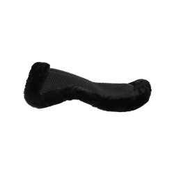 Acavallo Classic Gel y Salvacruz de piel de oveja Negro / negro