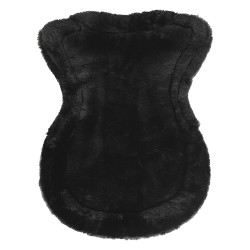 Acavallo Classic Gel y Salvacruz de piel de oveja Negro / negro