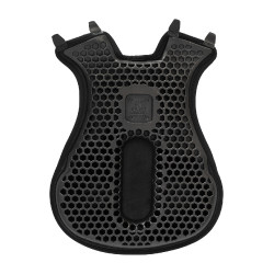 Acavallo Ortho-Coccyx Western Gel Cubre Asiento Hexagonal Dri-Lex 20mm Negro