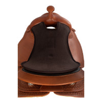 Cubreasiento Acavallo Classic Western Gel Dri-Lex 10mm Castaño Marrón