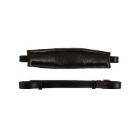 Muserola de cuero Acavallo para Hackamore Coñac Marrón