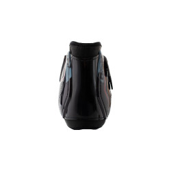 Protectores de menudillo de gel Acavallo Opéra con cierre de botones Negro / rojo Protectores de menudillo de gel Acavallo Opéra con cierre de botones Negro / rojo